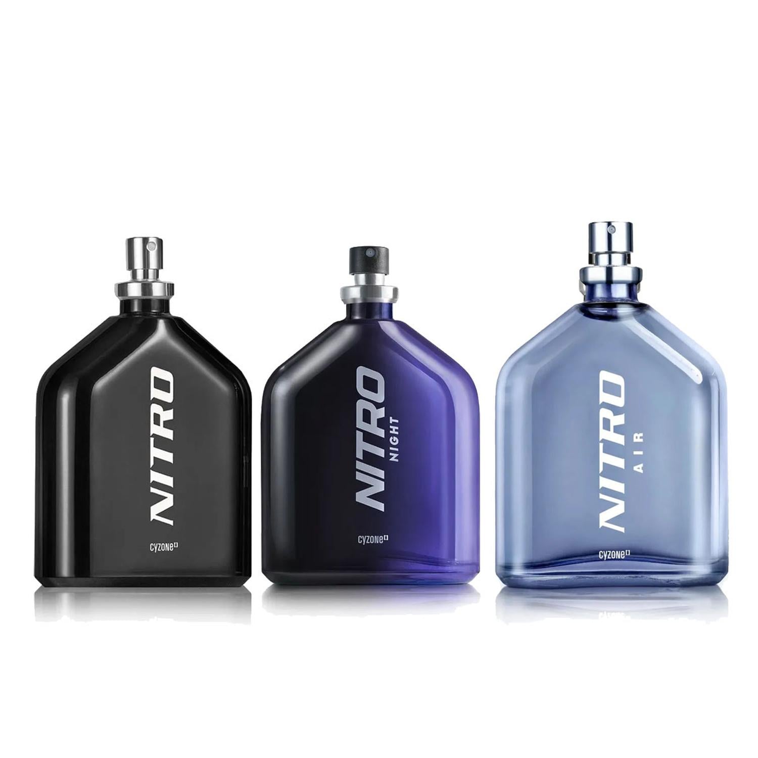 KIT X3 NITRO CLASIC AIR Y NIGHT PERFUME DE HOMBRE - 1