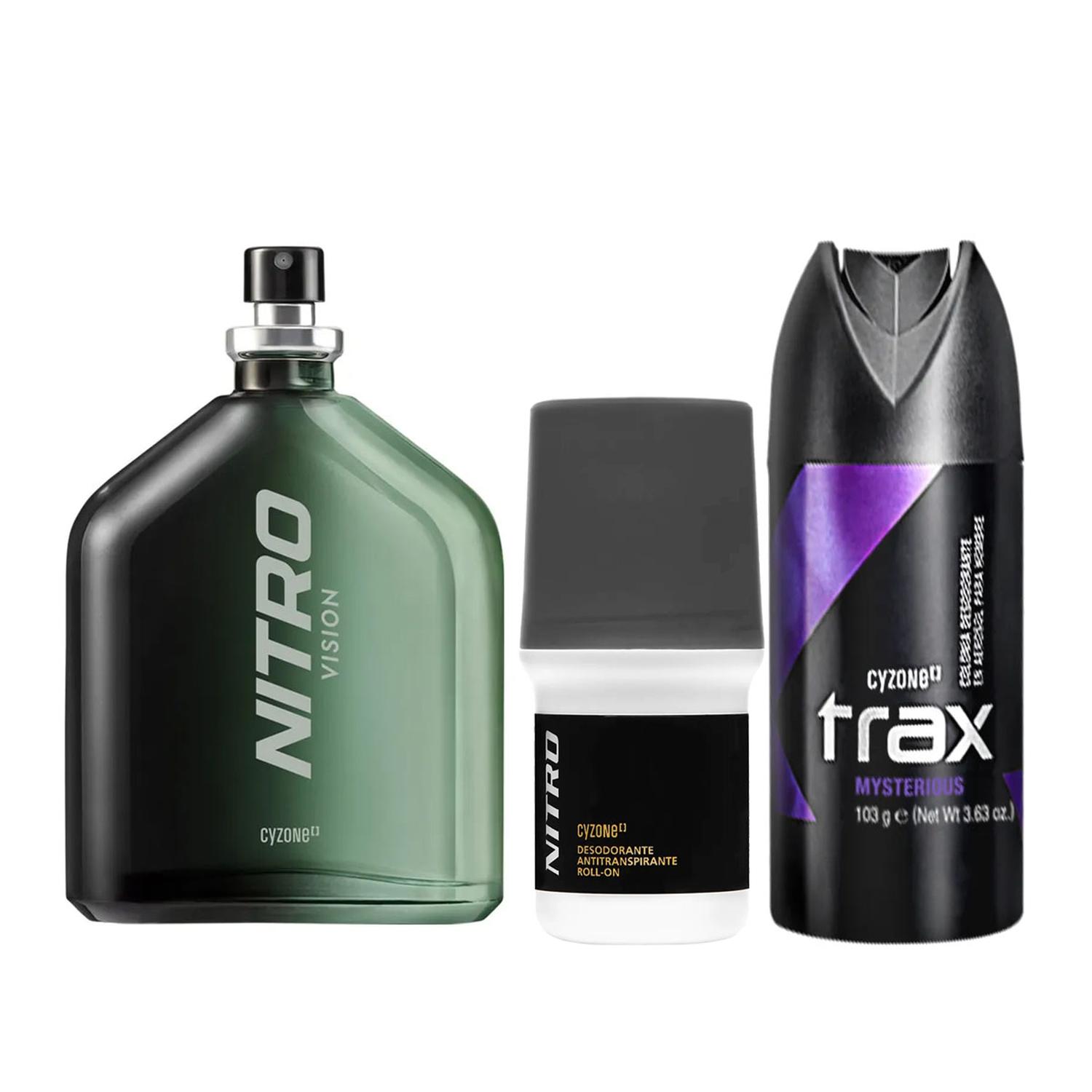 NITRO VISION PERFUME DE HOMBRE CON DEO Y TRAX - 1