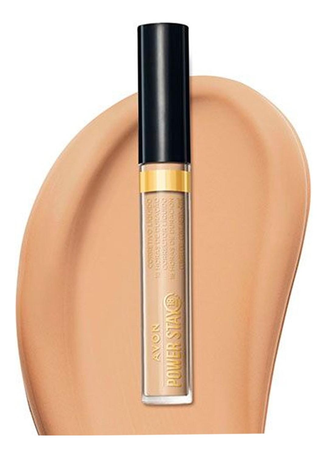 CORRECTOR FACIAL LÍQUIDO AVON POWER STAY NEUTRAL LIGHT MEDIUM - 1