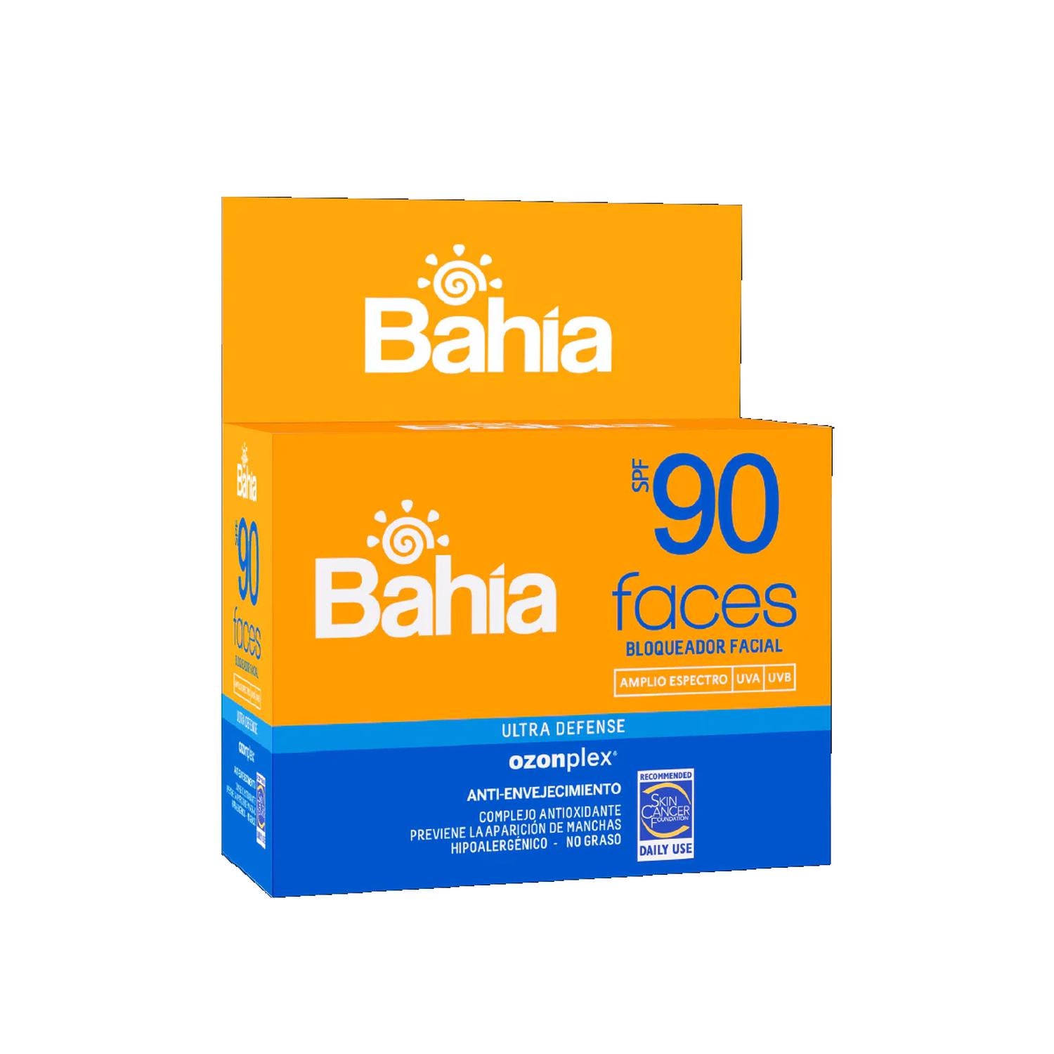 BLOQUEADOR BAHÍA FACES SPF90 SACHET 10 G. X 20. - 1