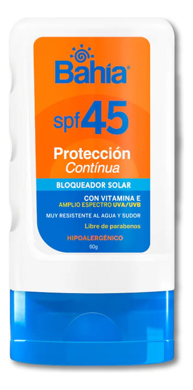 BLOQUEADOR BAHÍA PROTECCIÓN CONTINUA SPF45 60 G. - 1