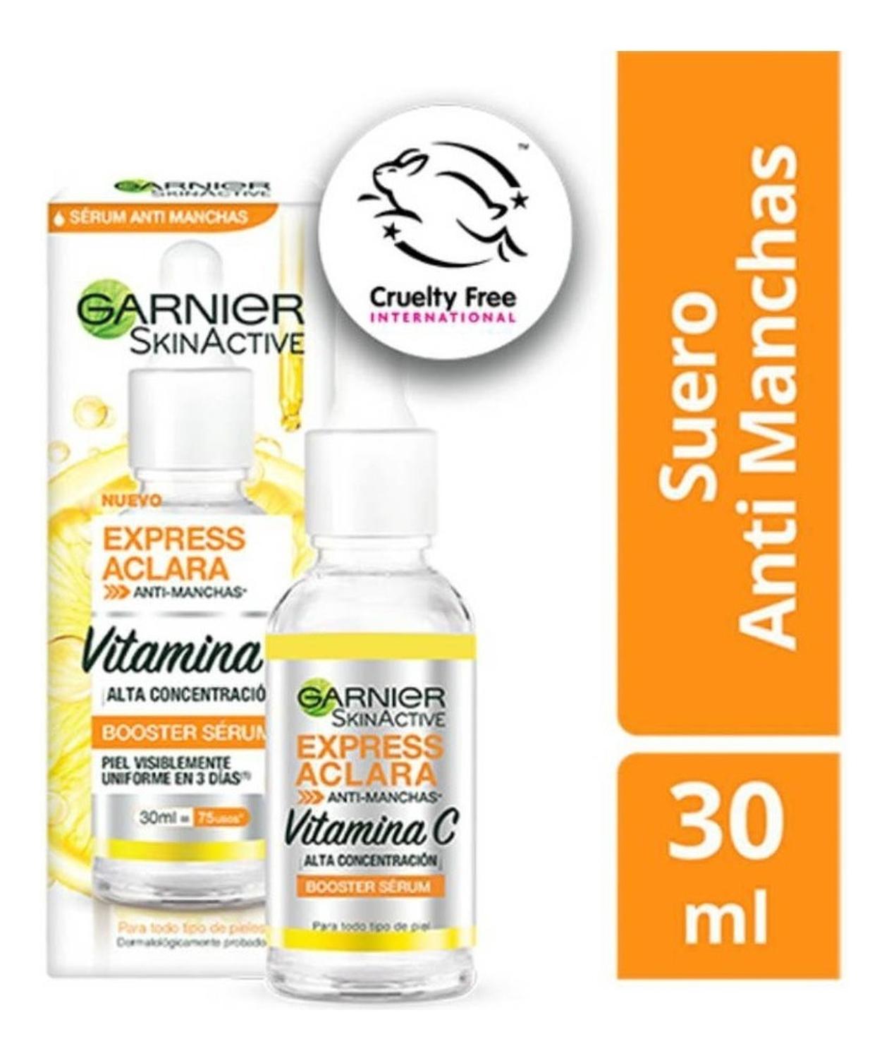 SÉRUM SKIN ACTIVE EXPRESS ACLARA ANTI-MANCHAS VITAMINA C - 3