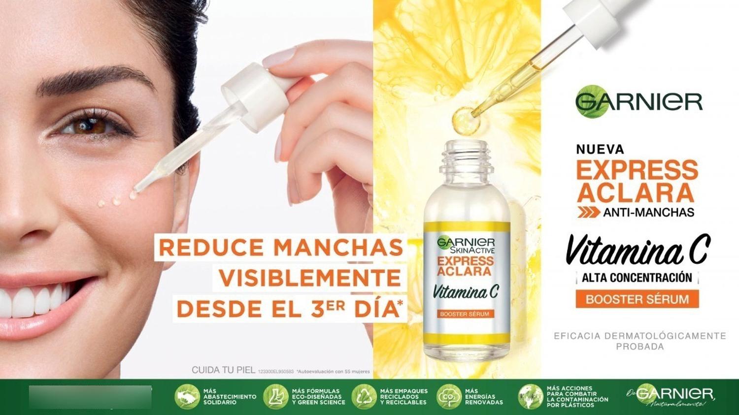 SÉRUM SKIN ACTIVE EXPRESS ACLARA ANTI-MANCHAS VITAMINA C - 6