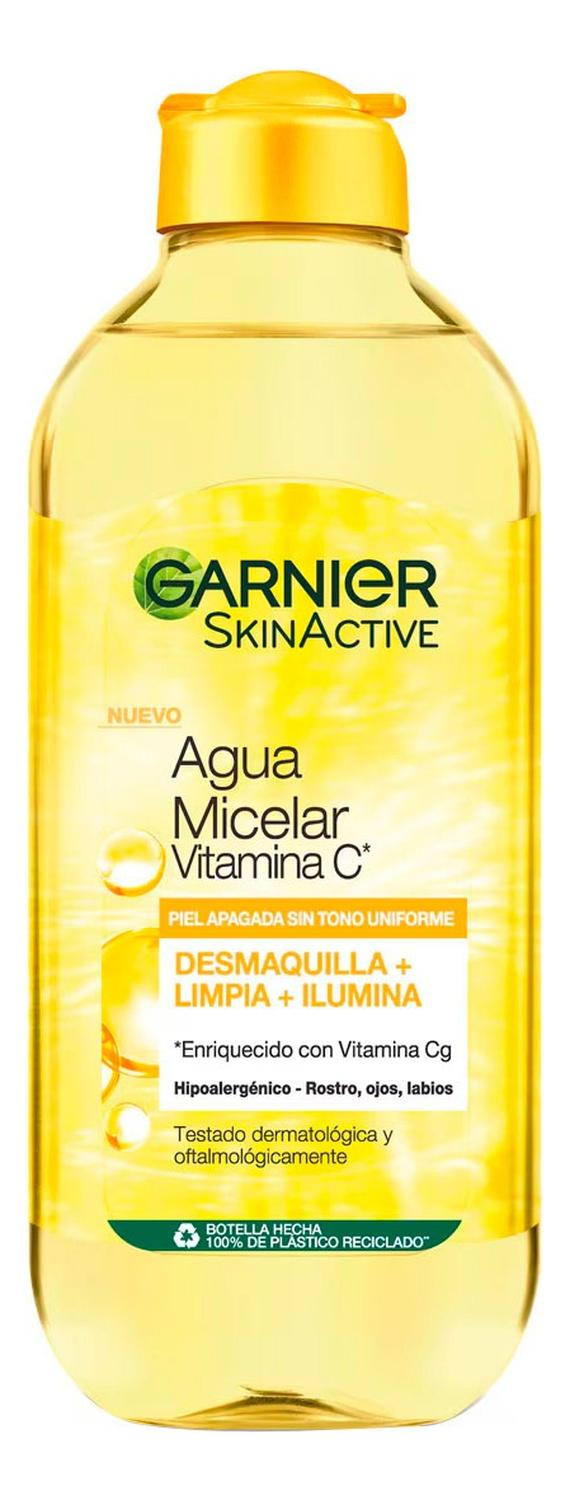 AGUA MICELAR EXPRESS ACLARANTE VITAMINA C 400ML GARNIER - 1