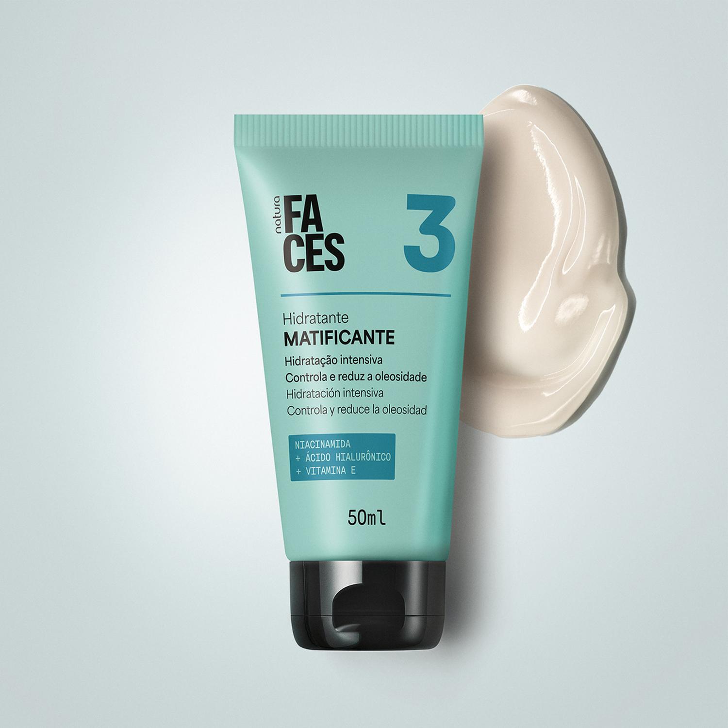 HIDRATANTE FACIAL MATIFICANTE FACES - 3