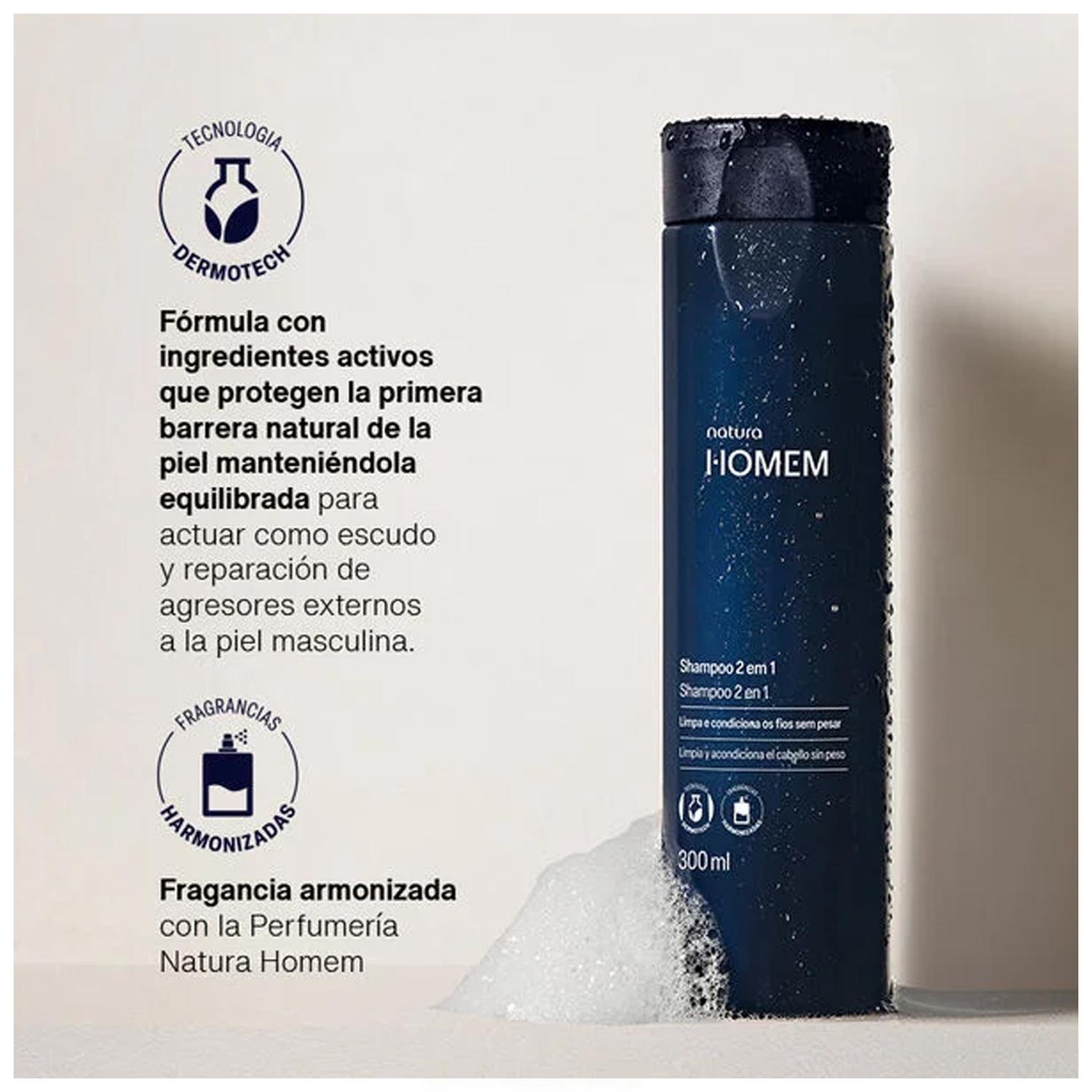 SHAMPOO HOMEM 2 EN 1 MASCULINO - 2