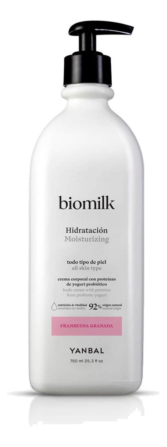 YANBAL CREMA CORPORAL BIOMILK FRAMBUESA GRANADA 750ML - 1