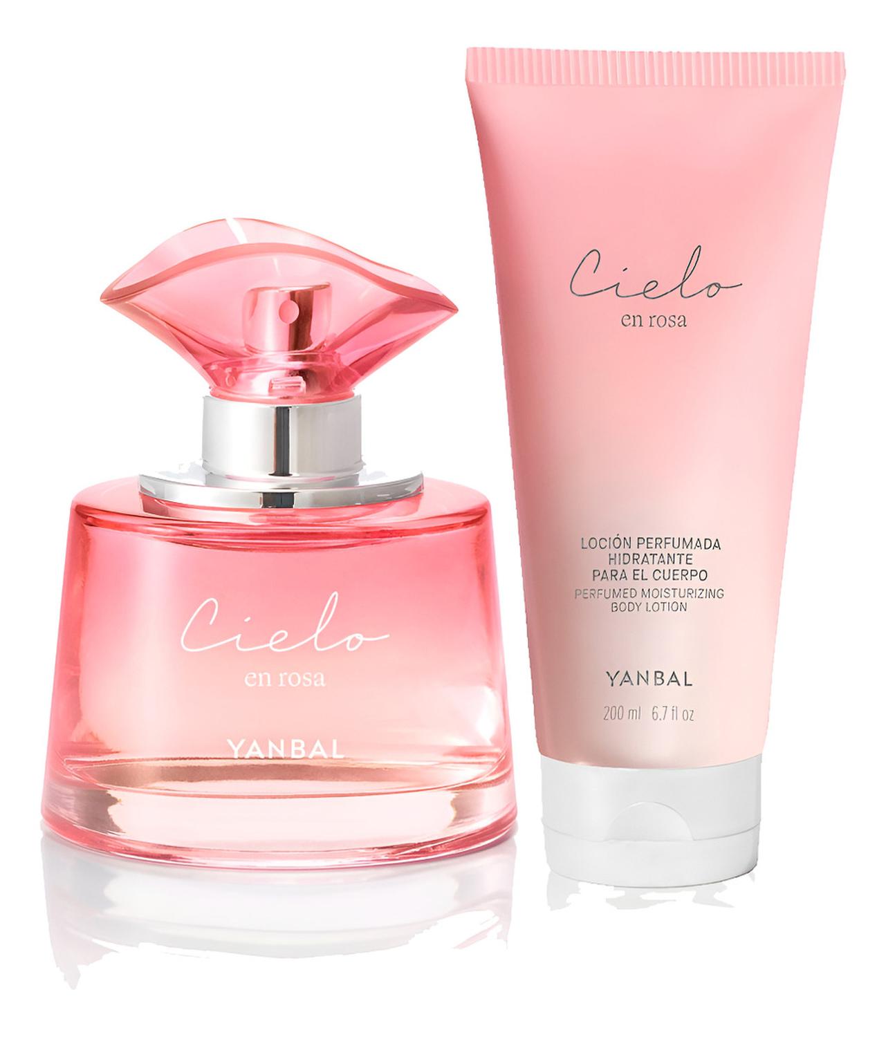 CIELO EN ROSA PERFUME DE MUJER CON HIDRATANTE - 1