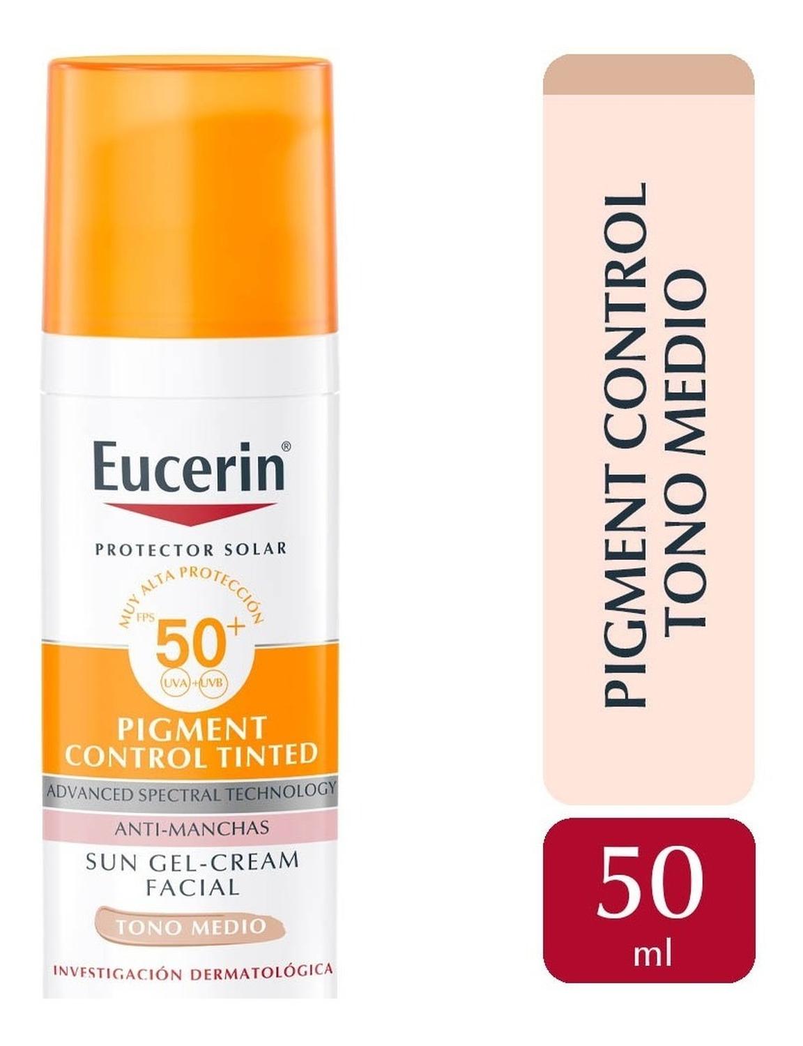 EUCERIN SOLAR PIGMENT CONTROL COLOR TONO MEDIO FPS50 X 50 ML - 3