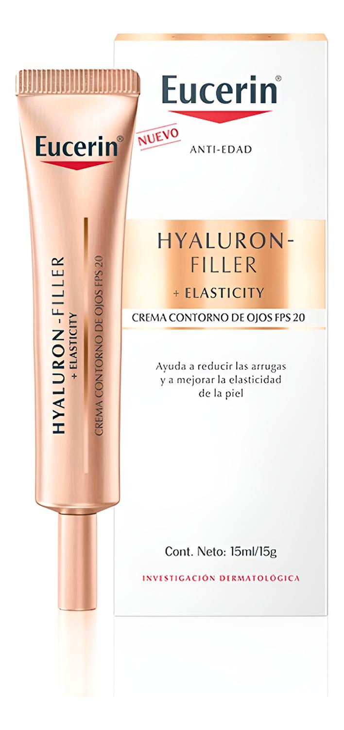 EUCERIN HYALURON FILLER ELASTICITY CONTORNO DE OJOS ANTIEDAD TODO TIPO DE PIEL DÍA/NOCHE - 1