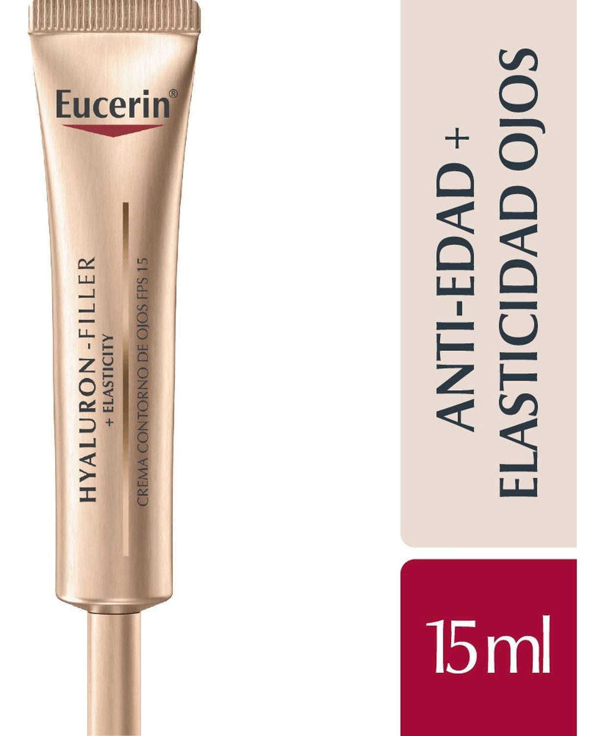EUCERIN HYALURON FILLER ELASTICITY CONTORNO DE OJOS ANTIEDAD TODO TIPO DE PIEL DÍA/NOCHE - 2