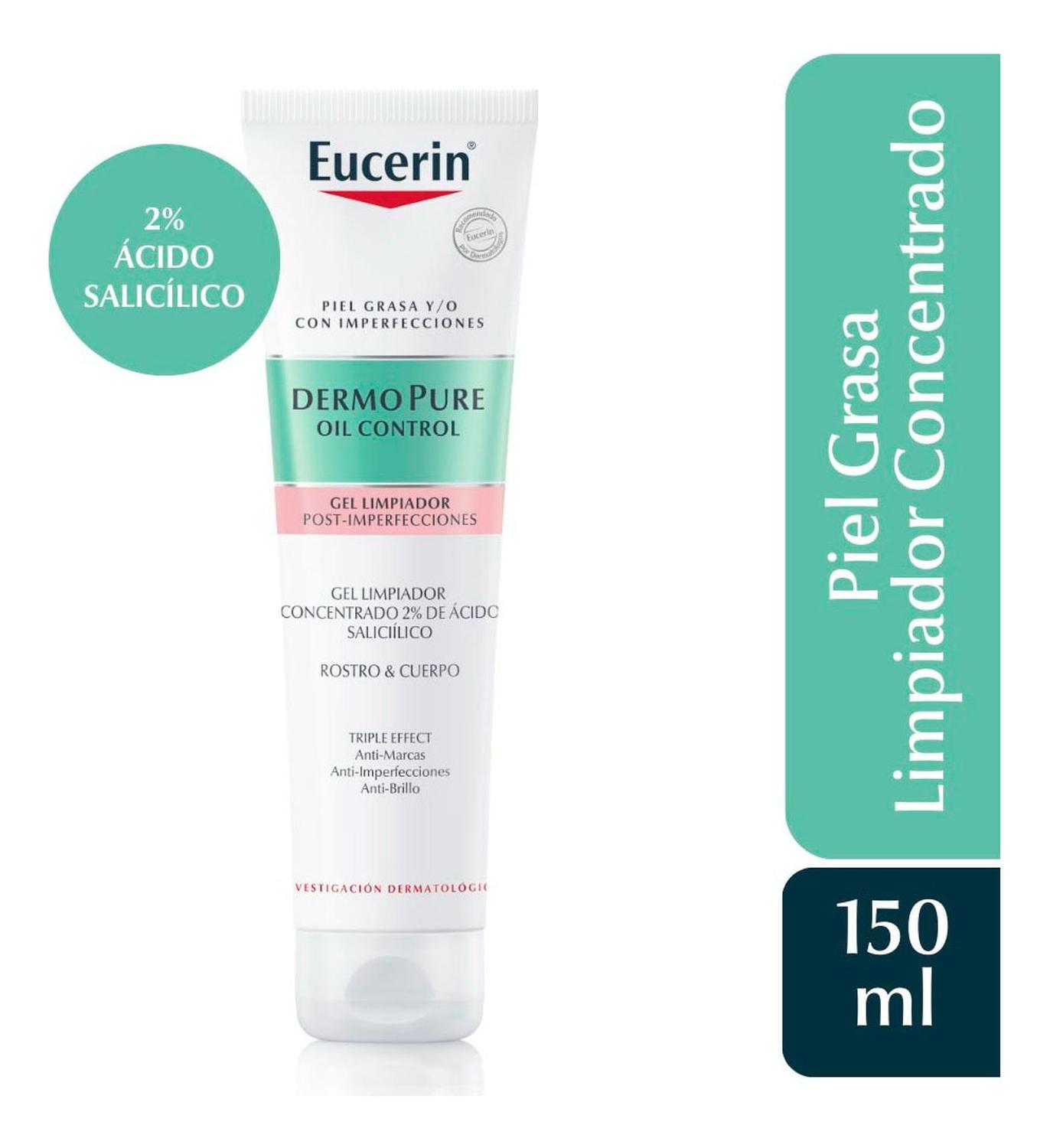 EUCERIN DERMOPURE GEL LIMPIADOR CONCENTRADO 150ML - 3
