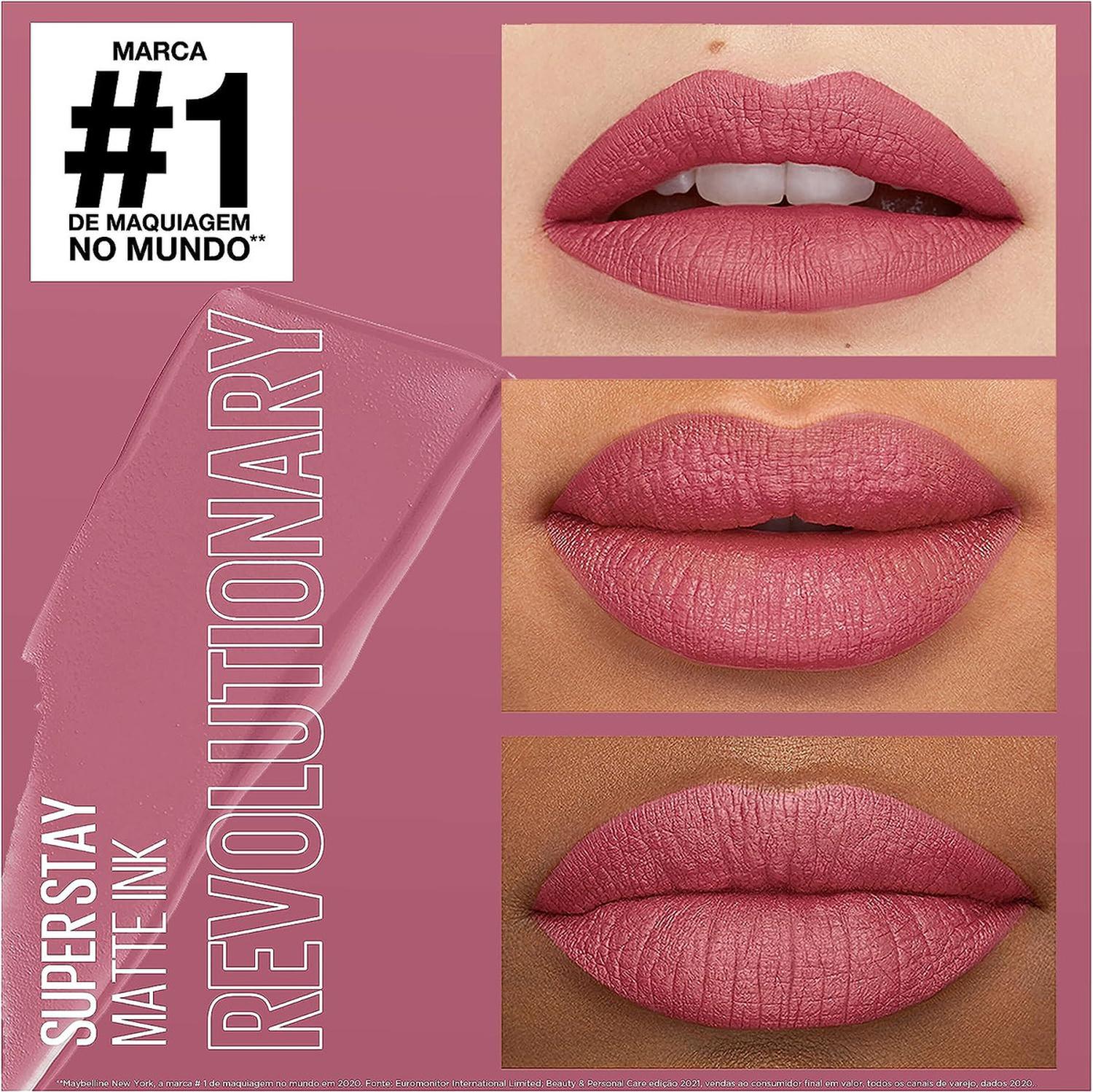 LABIAL SUPER STAY MATTE INK PINK REVOLUTIONARY 180 - 4