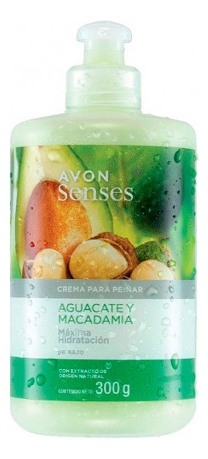AVON SENSES CREMA PARA PEINAR PALTA Y MACADAMIA 750 ML - 1