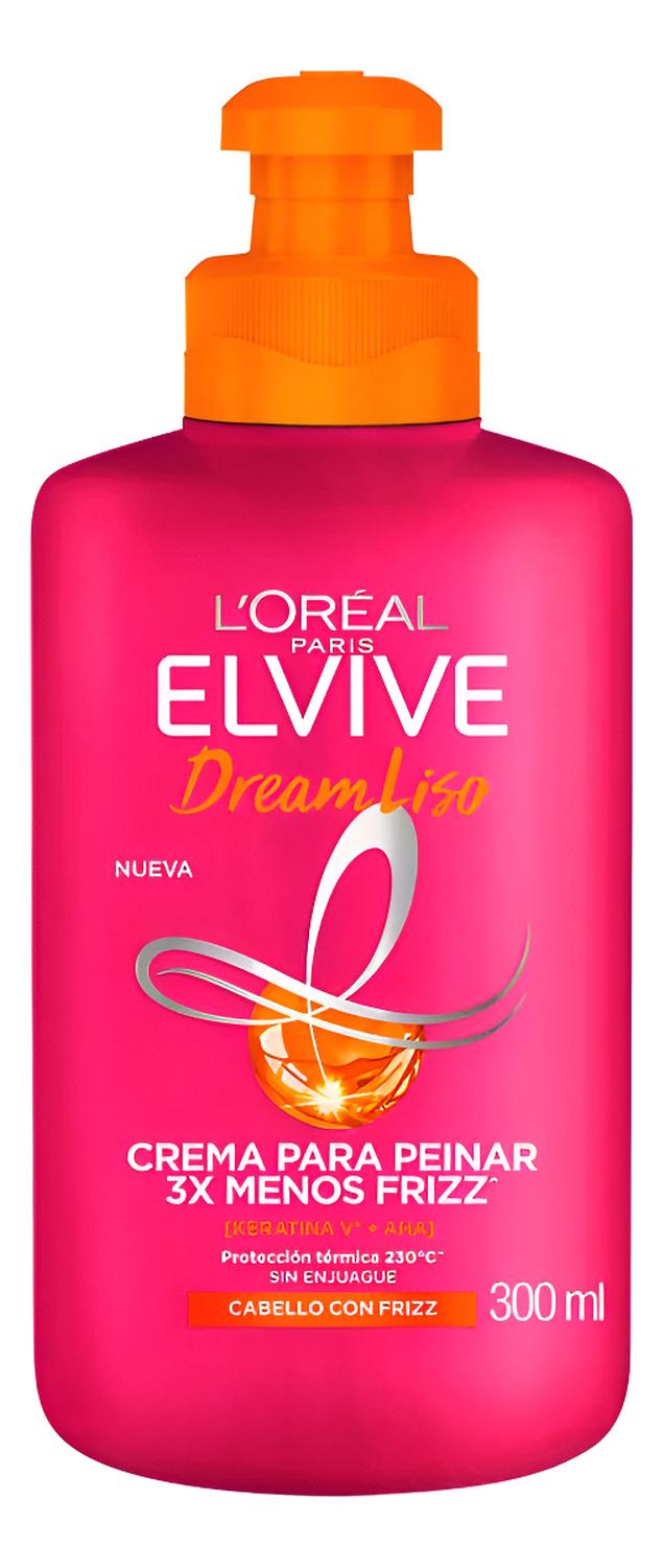 CREMA PARA PEINAR L'OREAL PARIS ELVIVE DREAM LISO 300 ML - 1