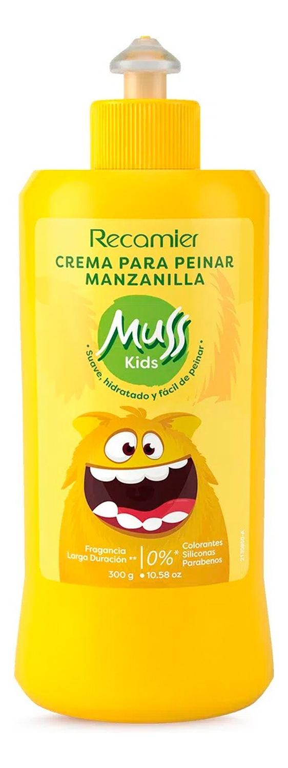 CREMA PARA PEINAR MUSS KIDS MANZANILLA 300G - 1