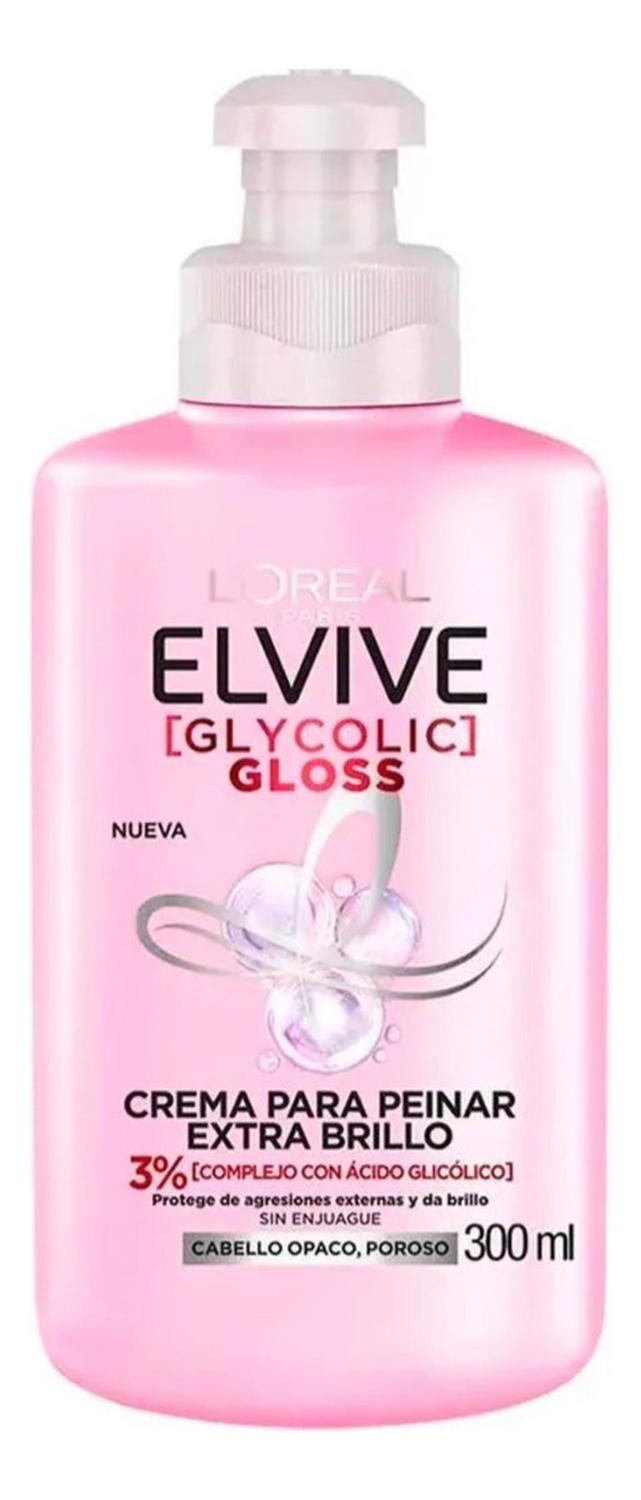 CREMA PARA PEINAR ELVIVE GLYCOLIC GLOSS 300ML - 1