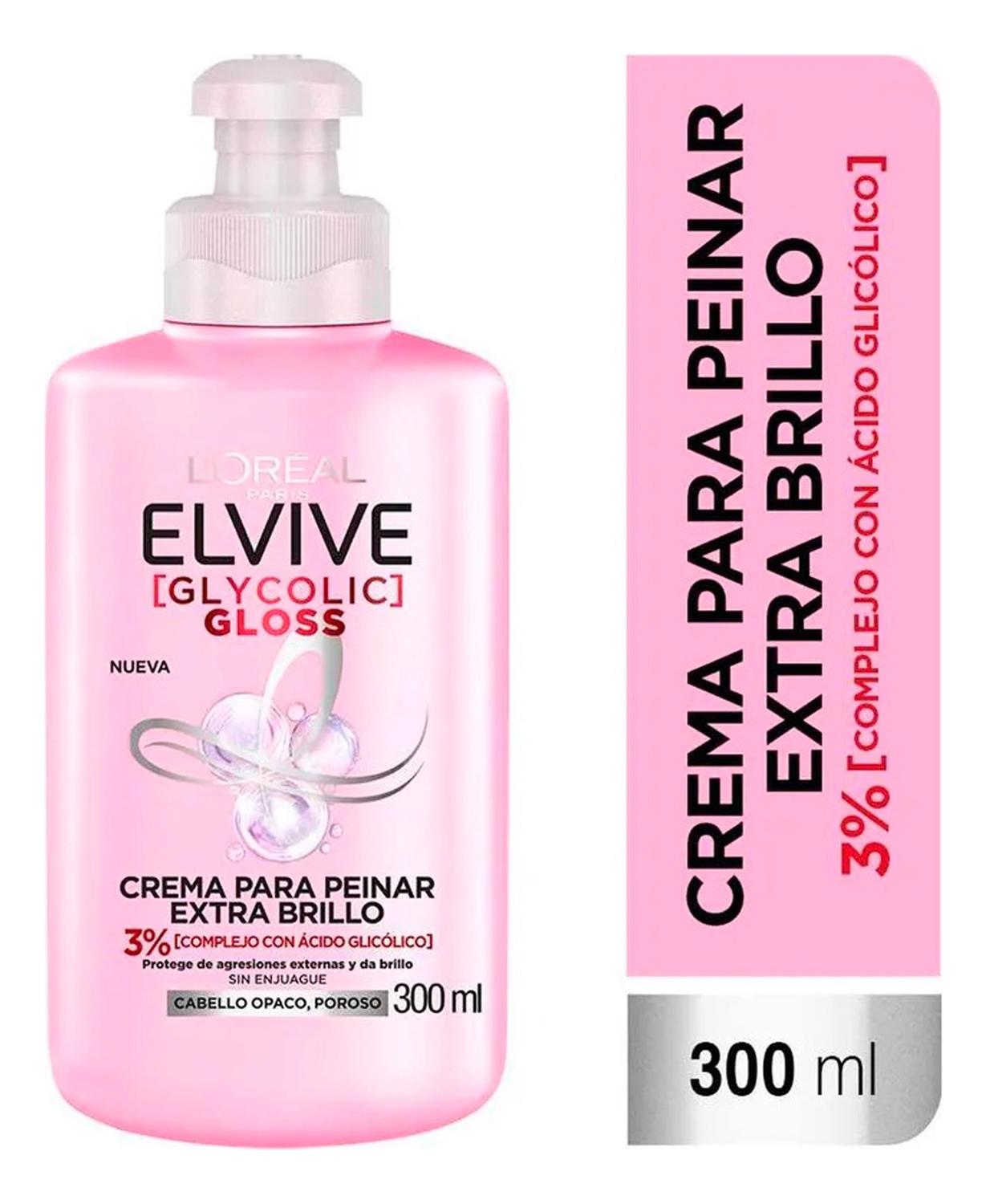 CREMA PARA PEINAR ELVIVE GLYCOLIC GLOSS 300ML - 2