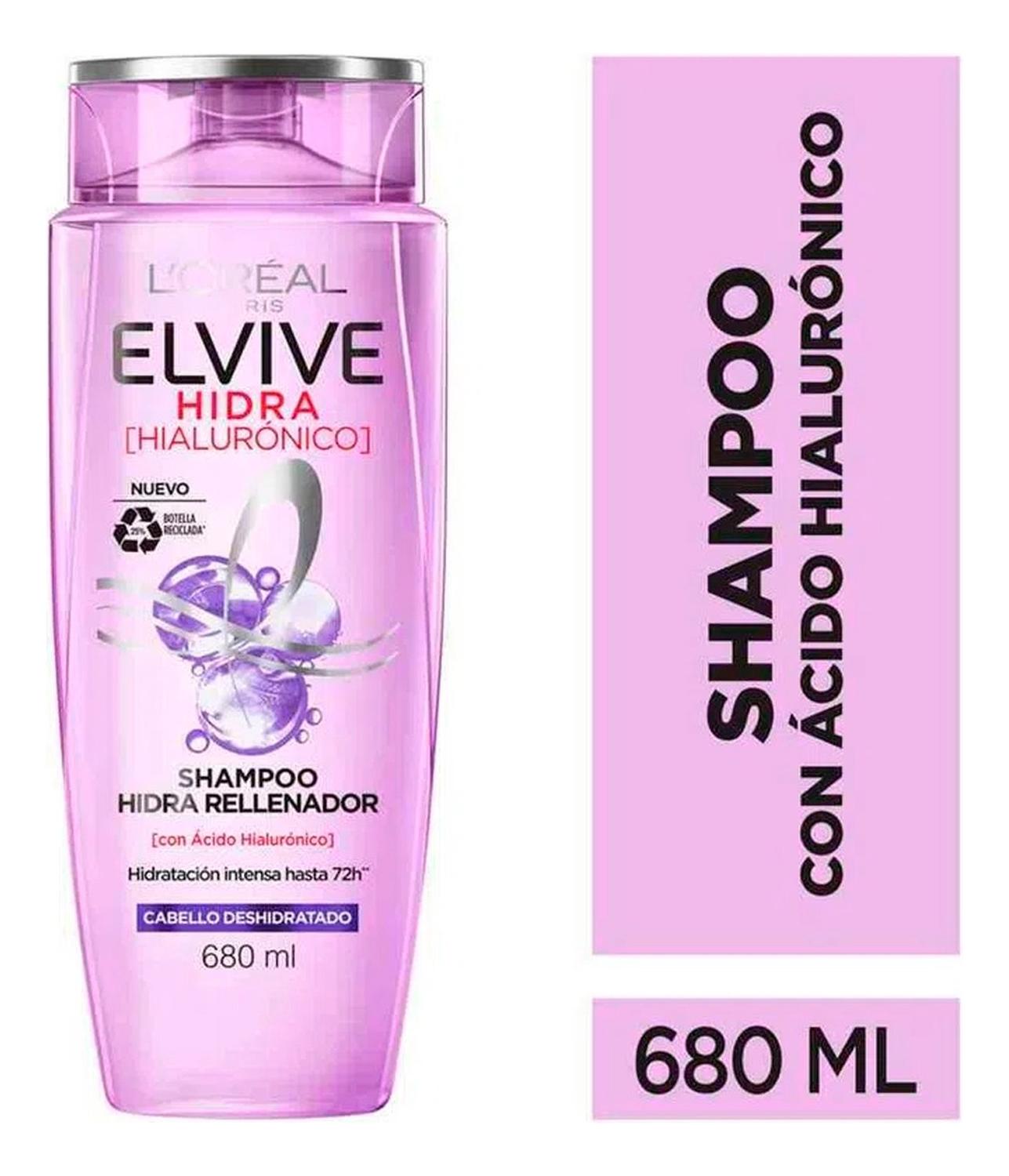 SHAMPOO HIDRA HIALURONICO ELVIVE 680ML - 2