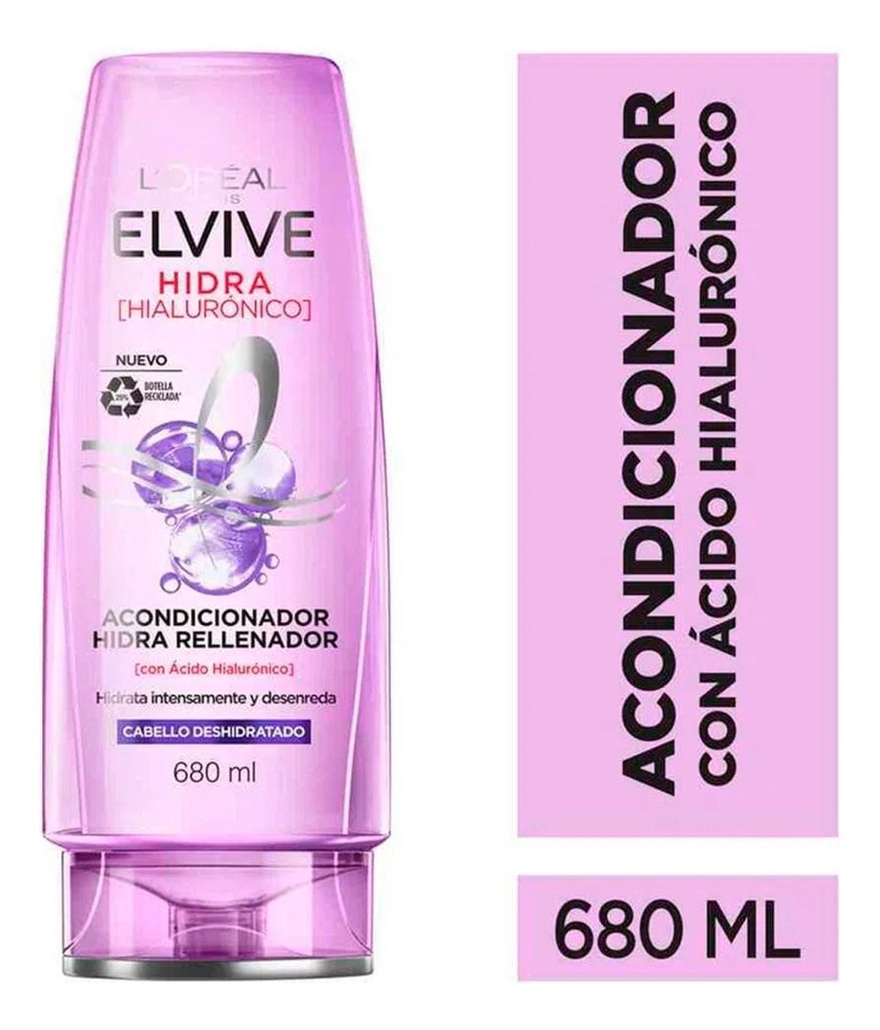 ACONDICIONADOR HIDRA HIALURONICO ELVIVE 680ML - 2