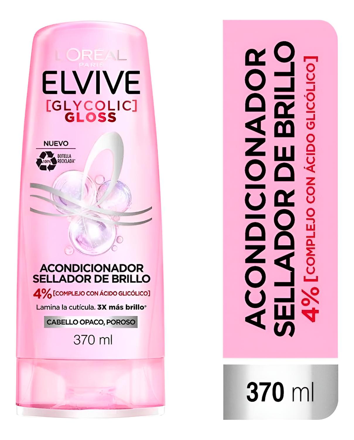 ACONDICIONADOR ELVIVE GLYCOLIC GLOSS 370ML - 1