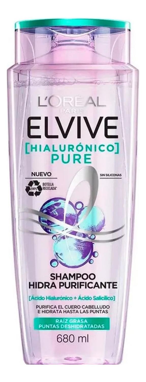 SHAMPOO ELVIVE HIALURÓNICO PURE SHAMPOO 680ML - 1