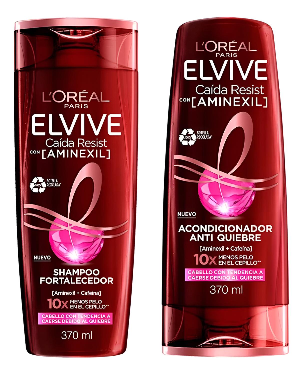 RUTINA CAPILAR FORTALECEDORA CAIDA RESIST ELVIVE 370 ML - 1