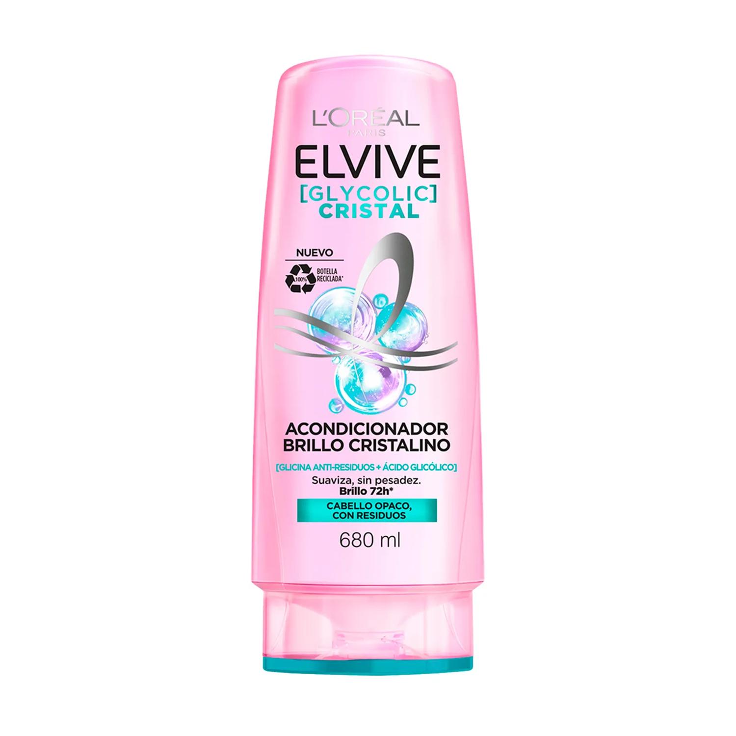 ELVIVE ACONDICIONADOR GLYCOLIC CRISTAL 680ML - 1