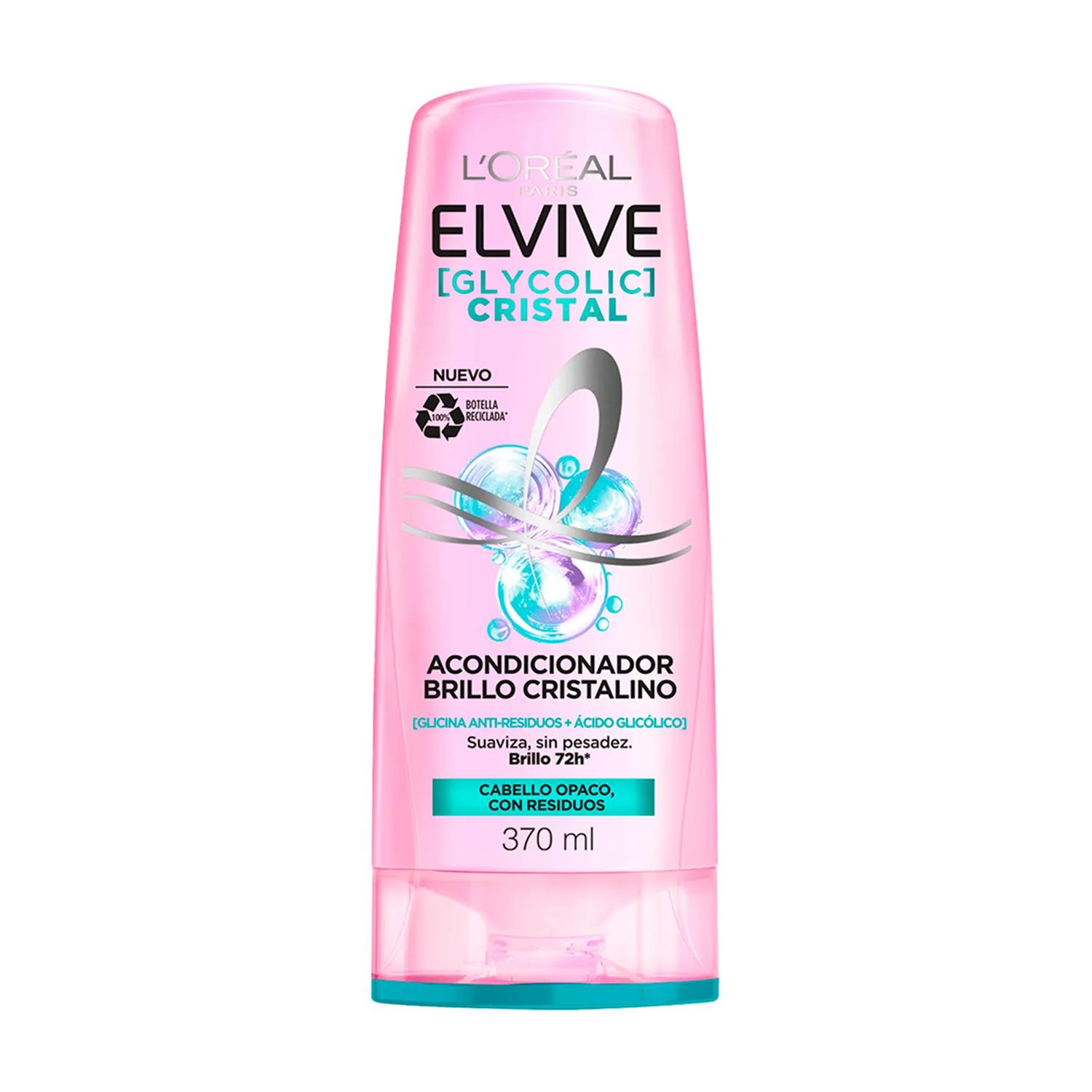 ELVIVE ACONDICIONADOR GLYCOLIC CRISTAL 350ML - 1
