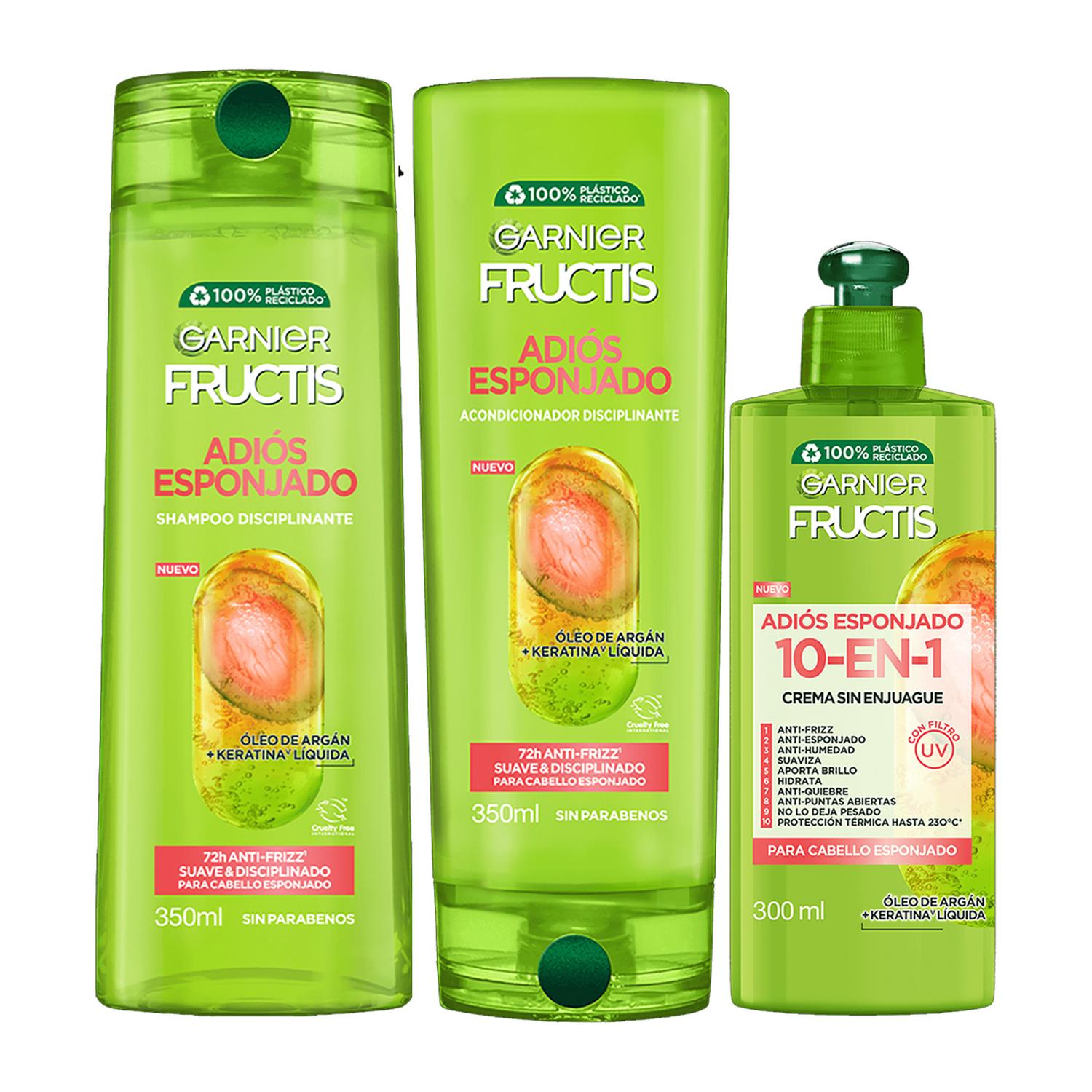 KIT X3 FRUCTIS ADIOS ESPONJADO SH+ACC+CPP - 1