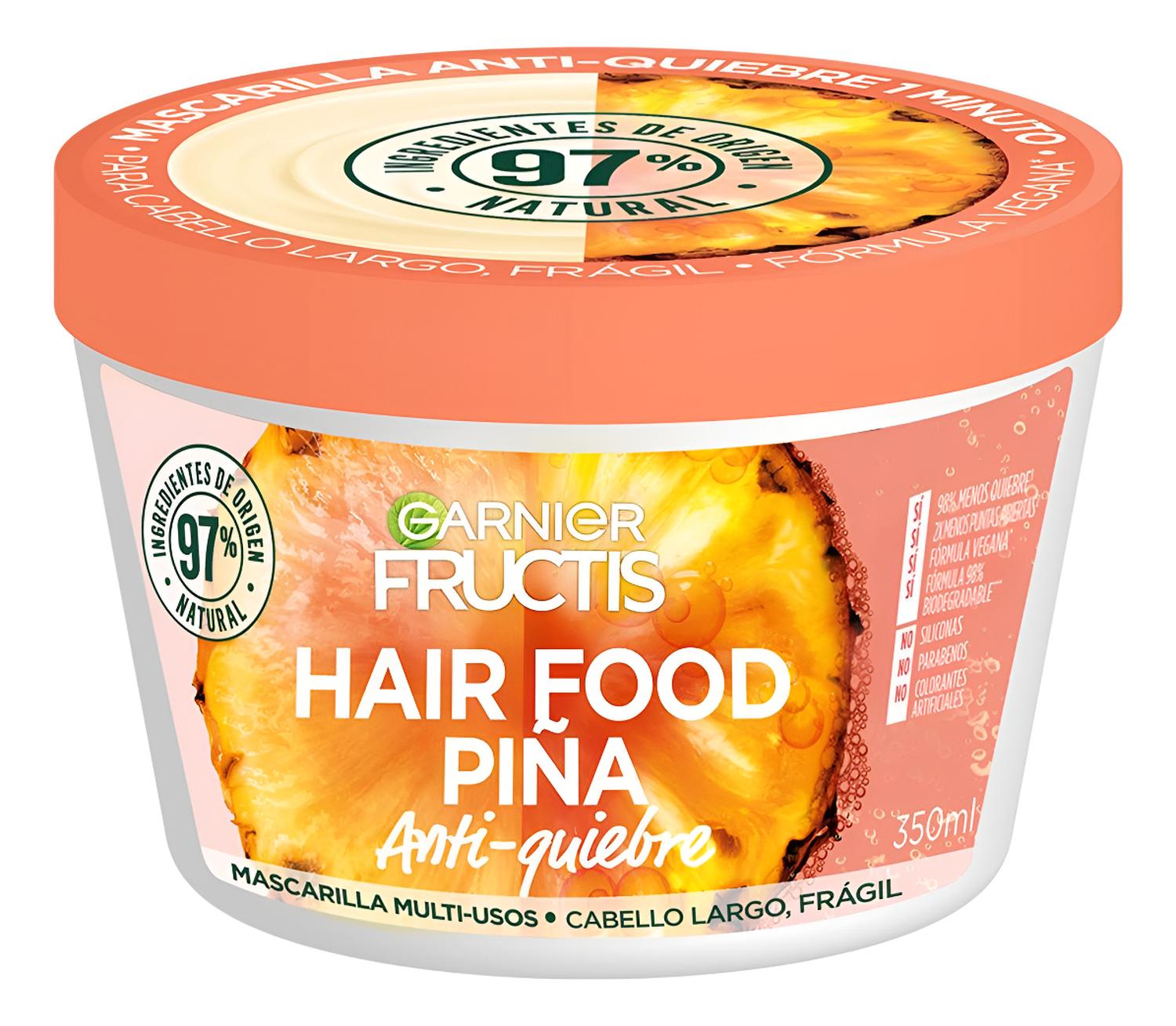 MASCARILLA CAPILAR HAIR FOOD PIÑA 350 ML - 1