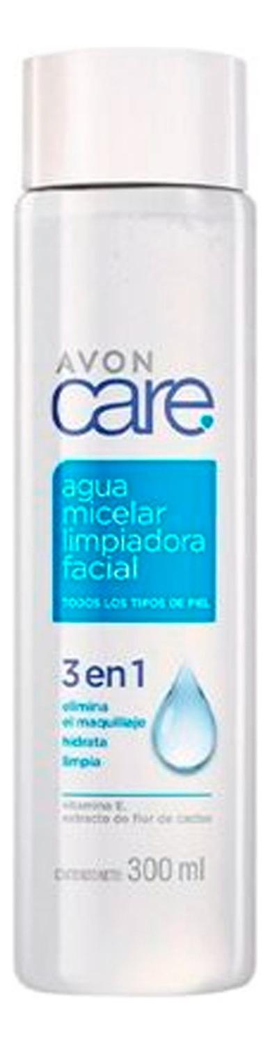 AGUA MICELAR LIMPIADORA FACIAL 3 EN 1 VITAMINA E 300ML - 1