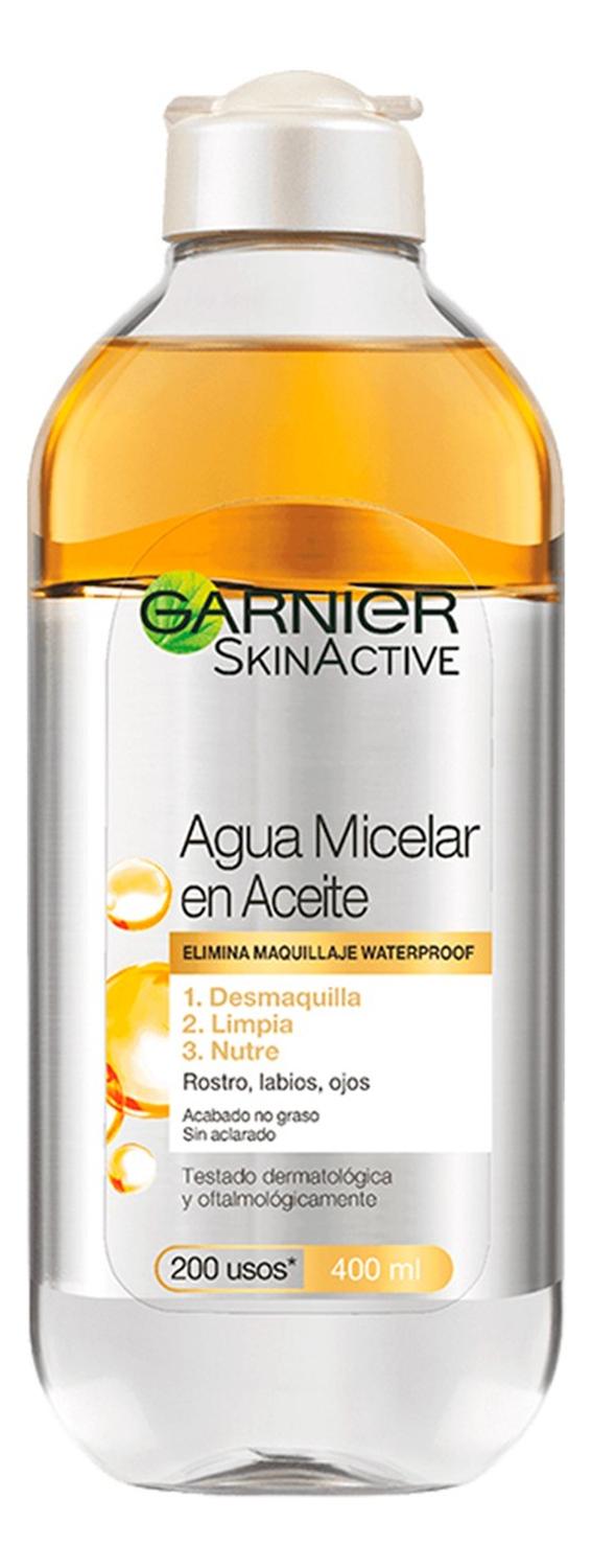AGUA MICELAR CON ACEITE/ÓLEO X 400 ML SKIN ACTIVE GARNIER - 1