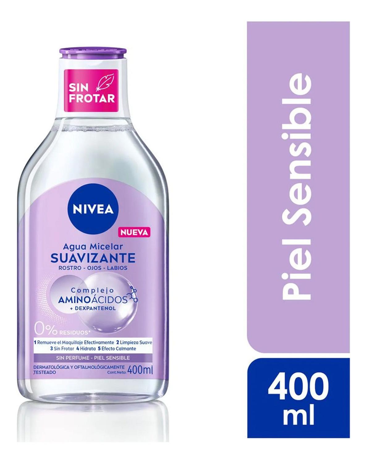 AGUA MICELAR NIVEA MICELLAIR PIEL SENSIBLE 400 ML - 2