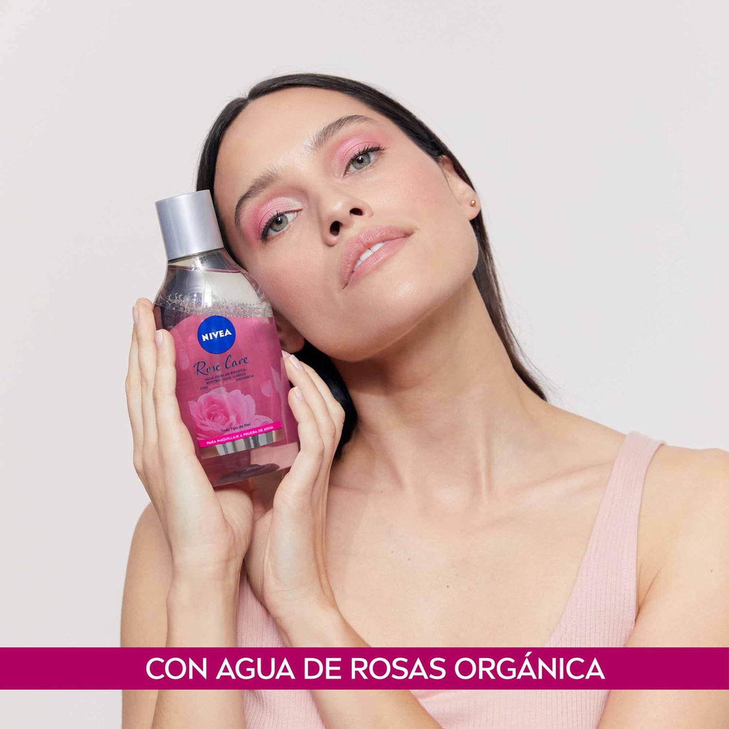AGUA MICELAR BIFÁSICA NIVEA ROSE CARE 400 ML - 3
