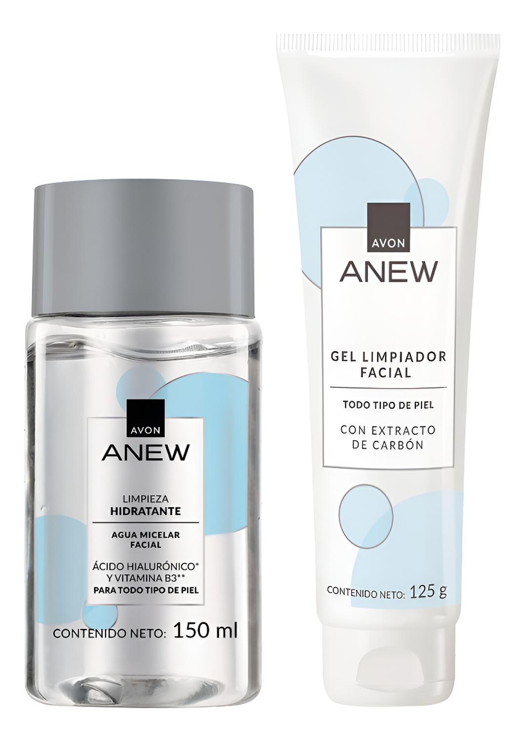 AVON ANEW LIMPIADOR FACIAL 125G CON AGUA MICELAR - 1