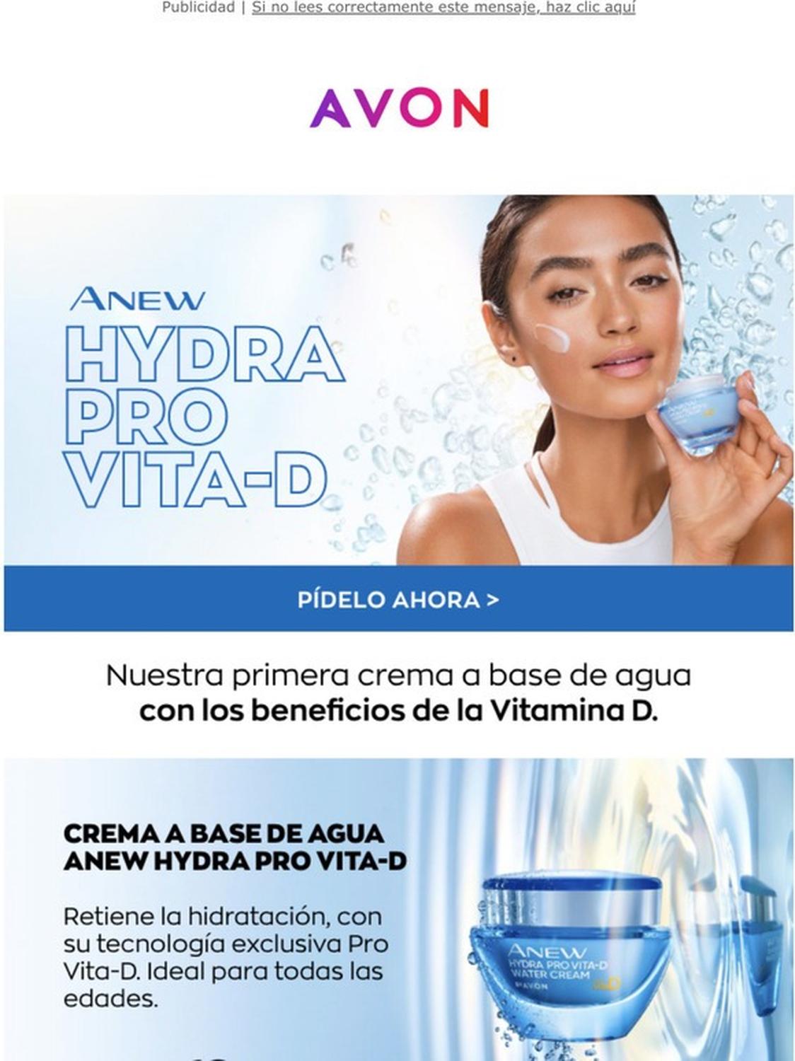 AVON ANEW HYDRA PRO VITA-D CREMA-GEL FACIAL CON MICELAR - 5