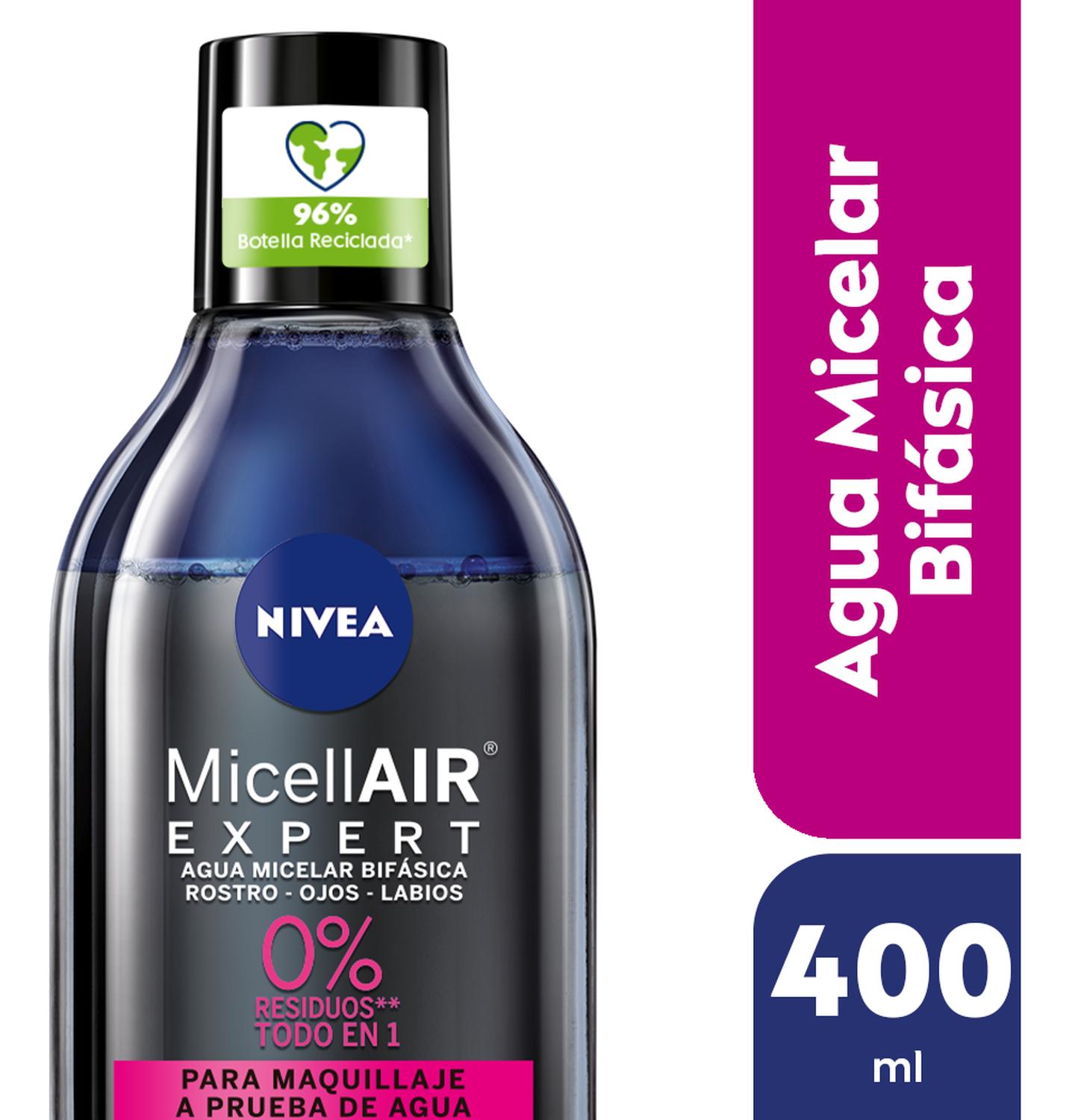 AGUA MICELAR BIFÁSICA NIVEA EXPERT 400 ML - 2