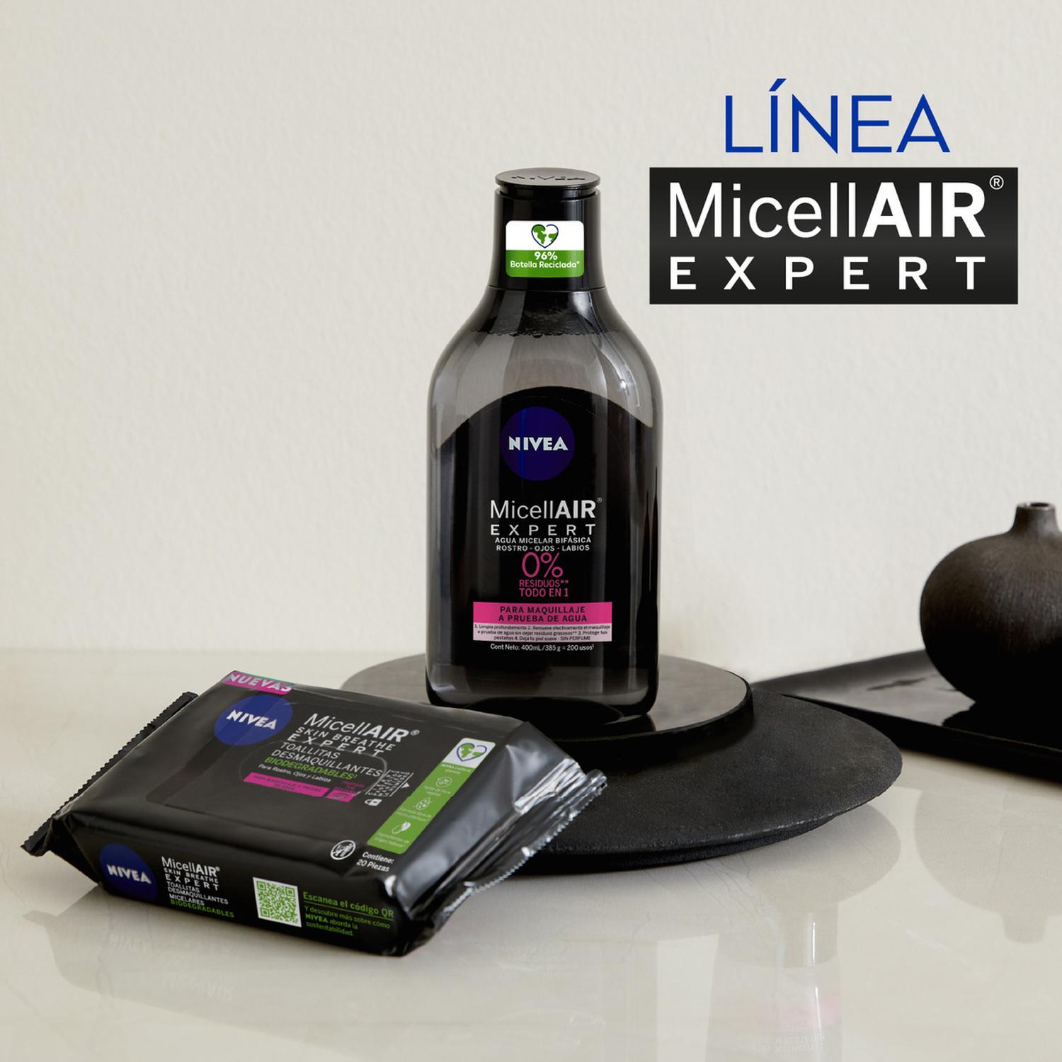 AGUA MICELAR BIFÁSICA NIVEA EXPERT 400 ML - 4