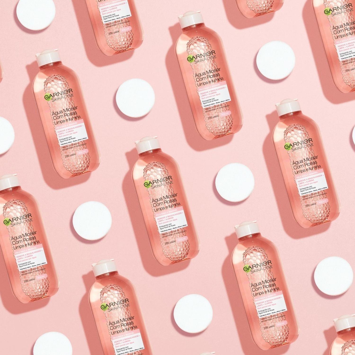 AGUA MICELAR DE ROSAS GARNIER SKIN ACTIVE 400ML - 4