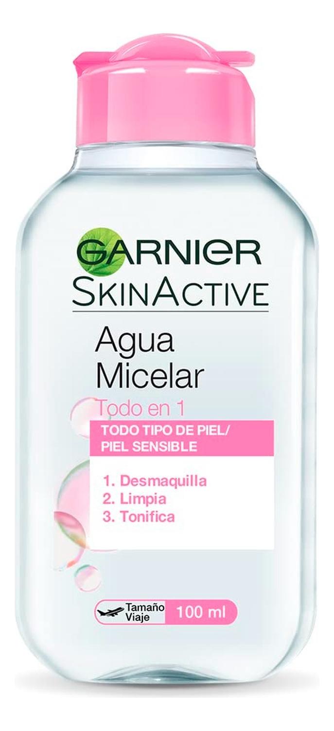AGUA MICELAR TODO EN 1 SKIN ACTIVE GARNIER 100ML - 1