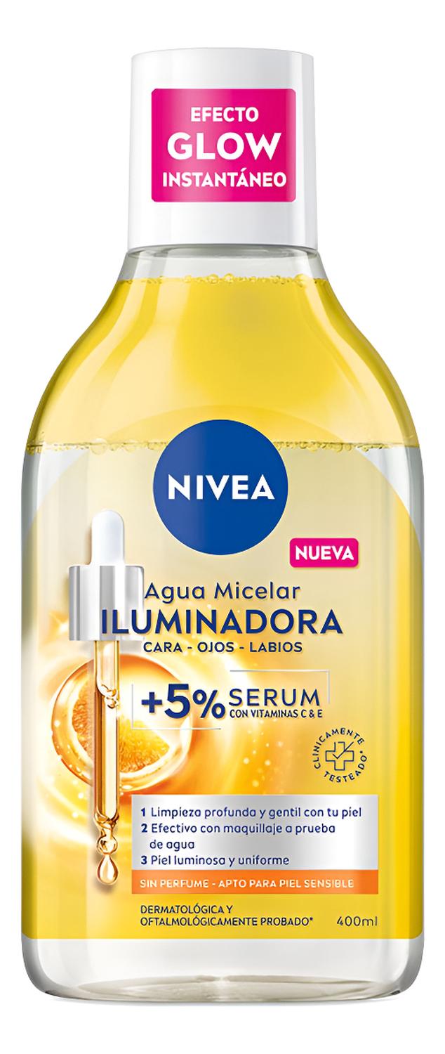 NIVEA AGUA MICELAR BIFÁSICA ILUMINADORA 400ML - 1