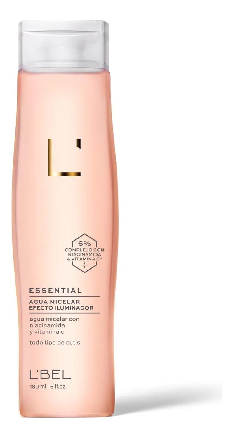 L'BEL AGUA MICELAR ESSENTIAL CON EFECTO ILUMINADOR 180ML - 1