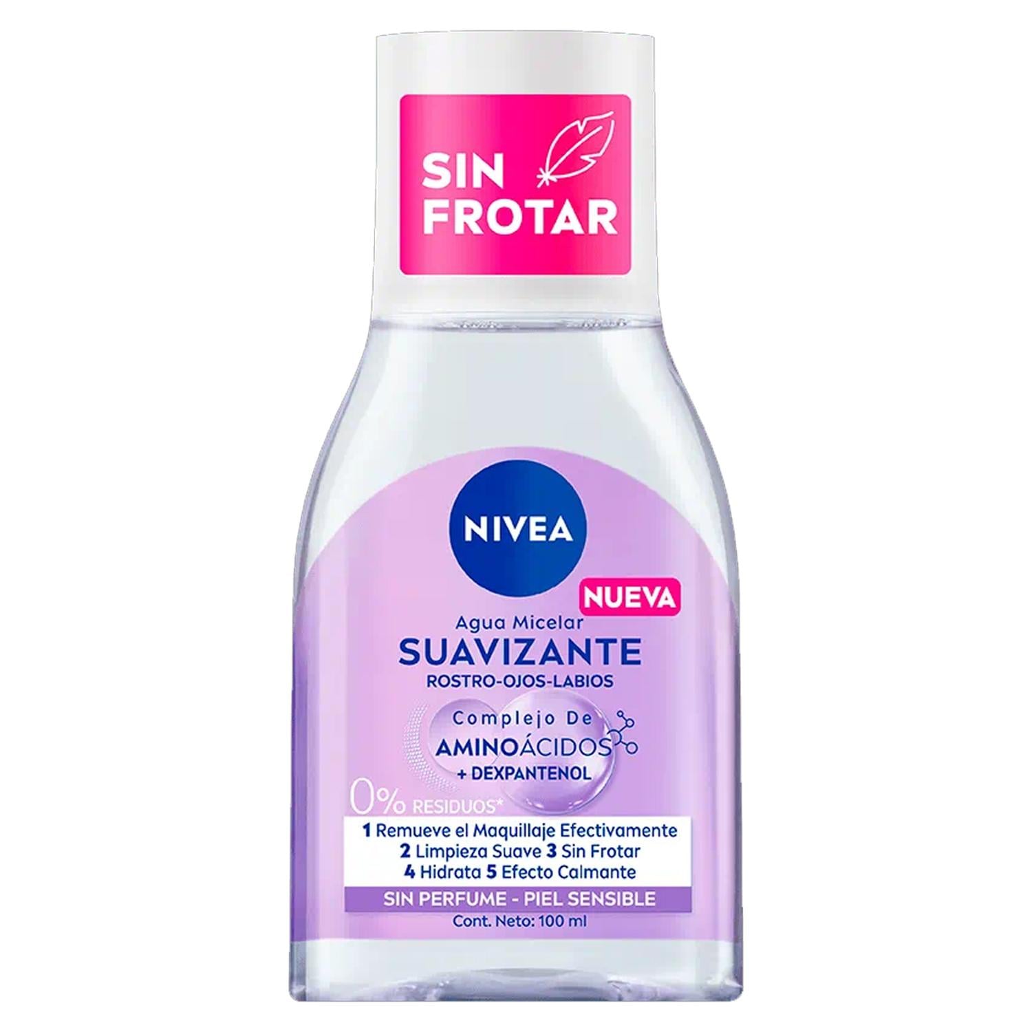 LOCIÓN MICELAR NIVEA PIEL SENSIBLE FRASCO 100ML - 1