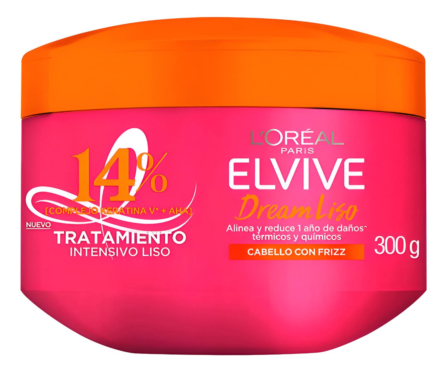 MASCARILLA TRATAMIENTO L'OREAL PARIS ELVIVE DREAM LISO 300 G - 1