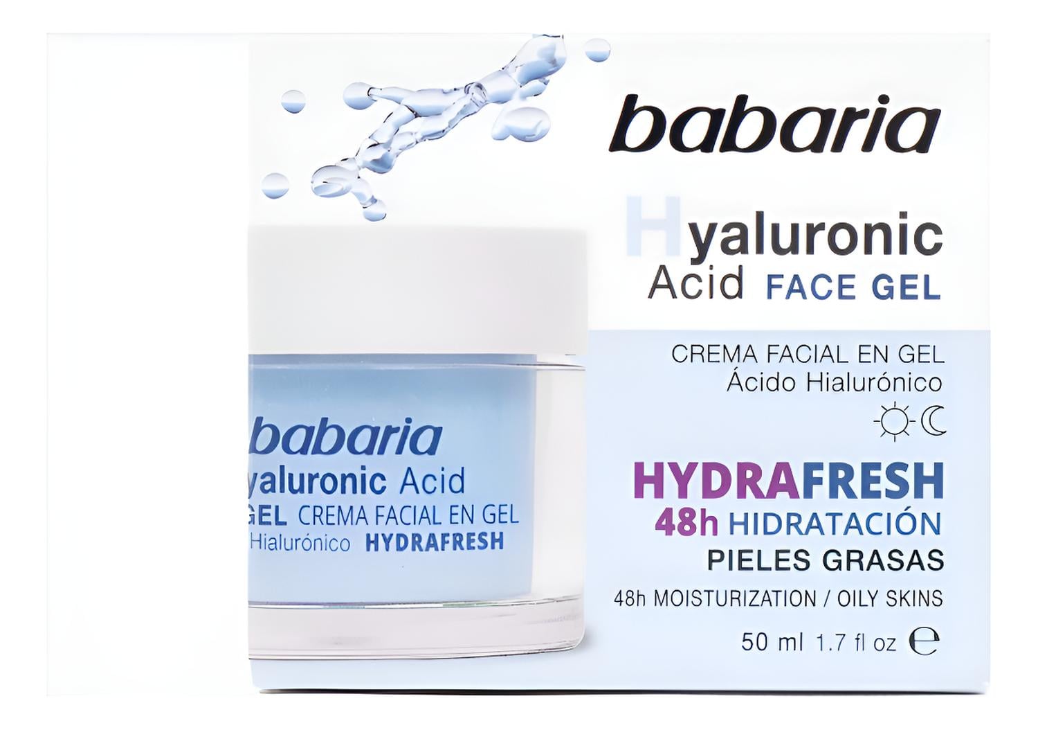CREMA FACIAL EN GEL HYDRAFRESH BABARIA - 1