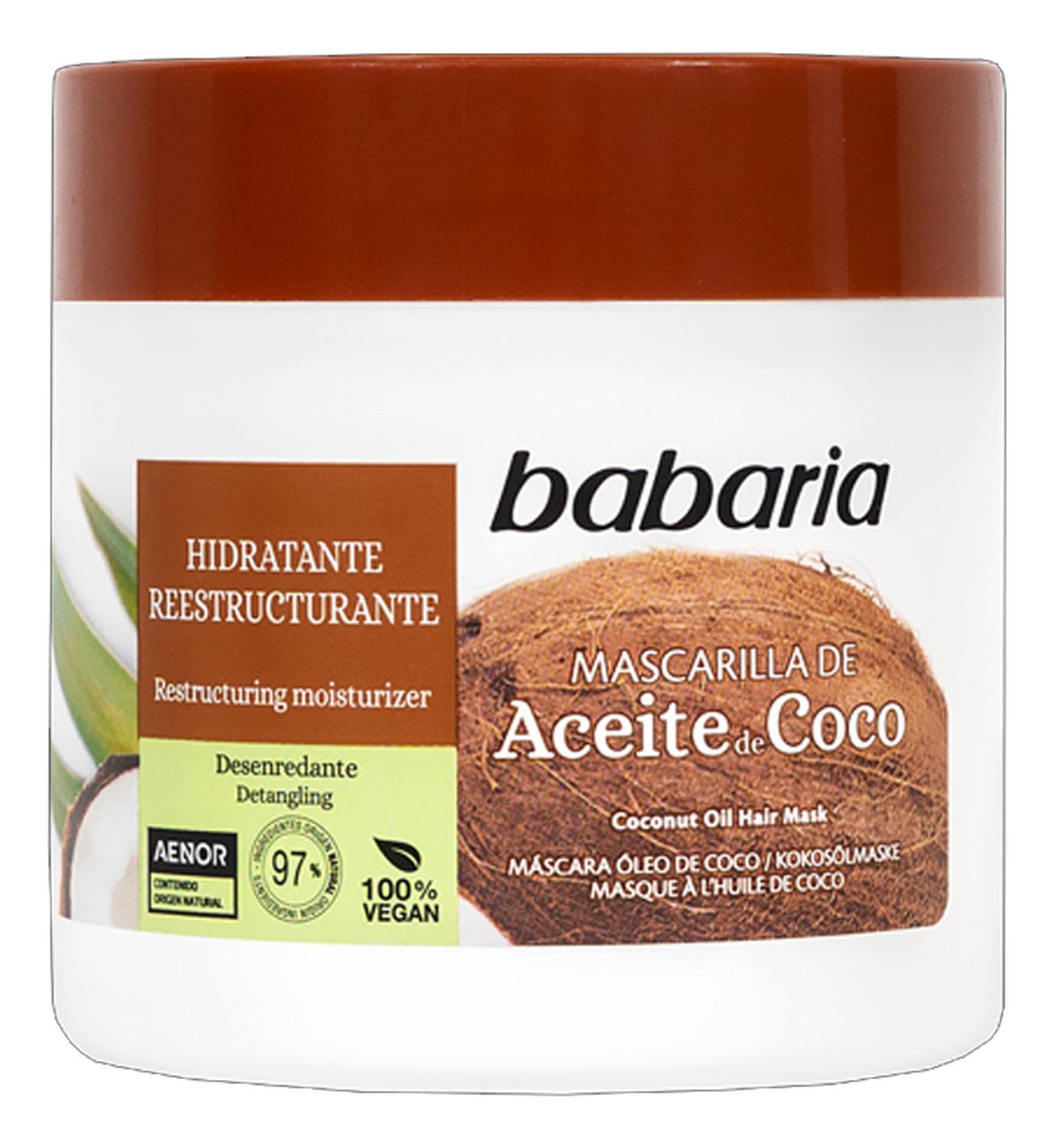 MASCARILLA CAPILAR DE ACEITE DE COCO BABARIA - 1