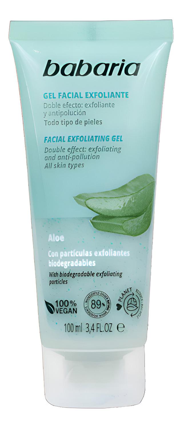GEL FACIAL EXFOLIANTE ALOE VERA BABARIA - 1