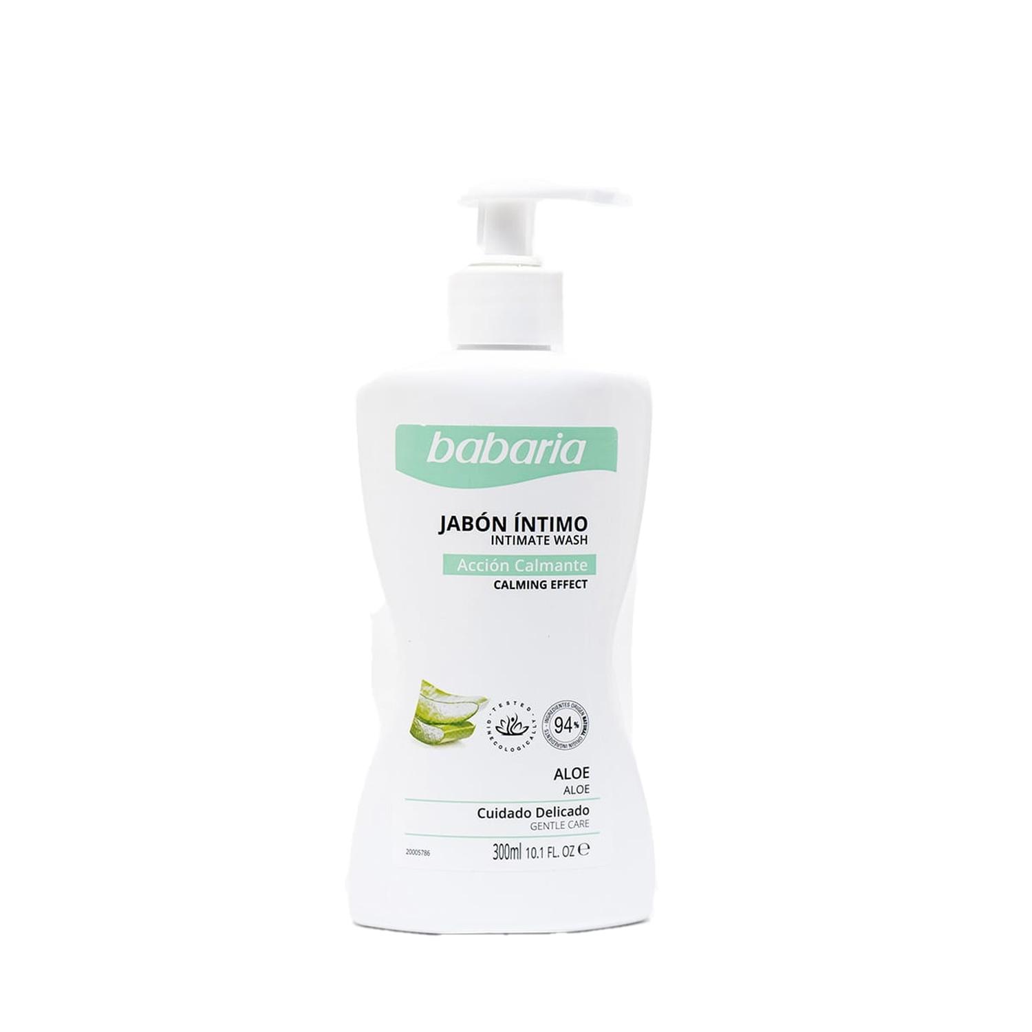 JABÓN ÍNTIMO ALOE VERA Y ÁCIDO LÁTICO BABARIA 300ML - 1