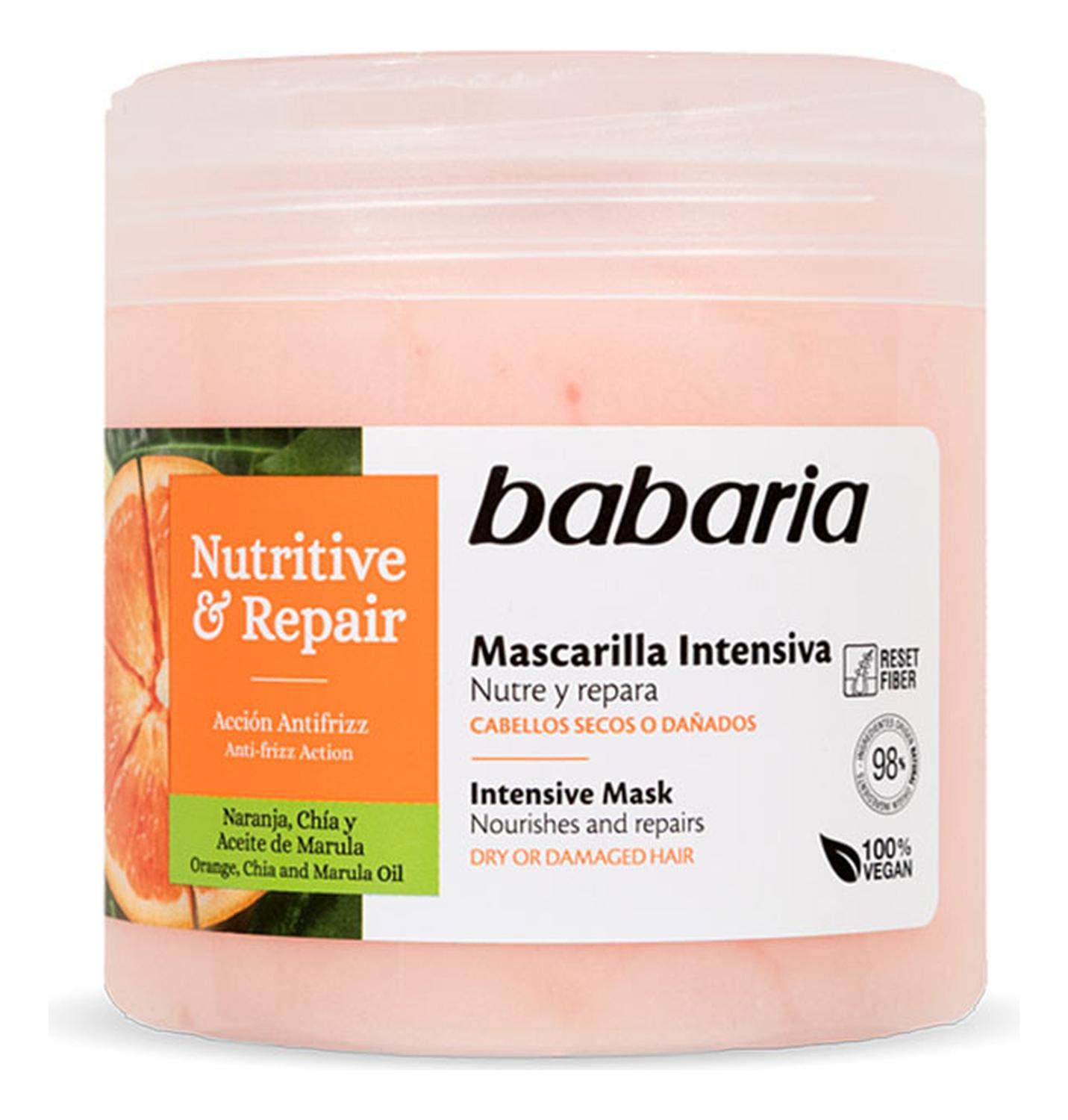 BABARIA MASCARILLA INTENSIVA CABELLOS SECOS Y DAÑADOS - 1